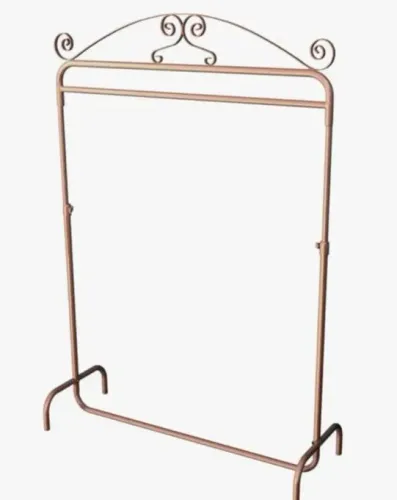 Arara expositor para loja 1,00m rose gold retro