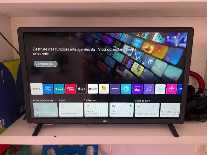 Smart TV LG 32" Full HD Wi-Fi Netflix Prime Video Controle Original