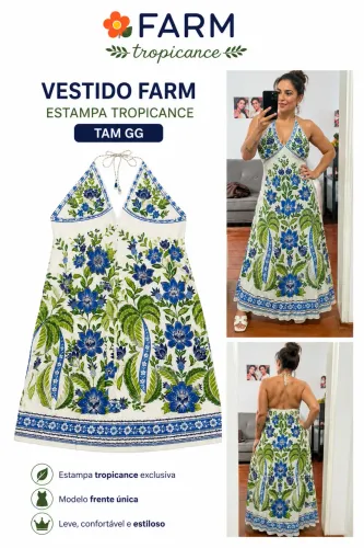 Vestido Farm Tropicance