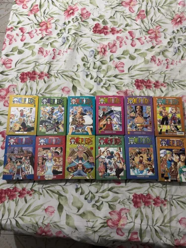 Vendo mangá One Piece 3 em 1 Vol 1 - 12