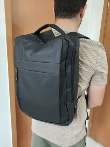 Mochila impermeável grande durável preta
