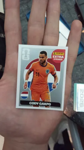 Figurinha extra Legend Cody Gakpo Prata copa do mundo 2026