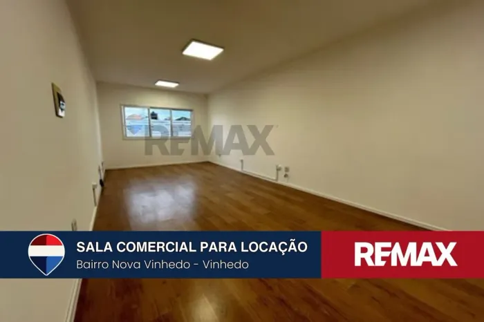 Salão comercial de 50m2 para locação em Vinhedo