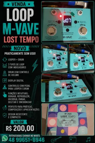 Pedal de loop M-Vave