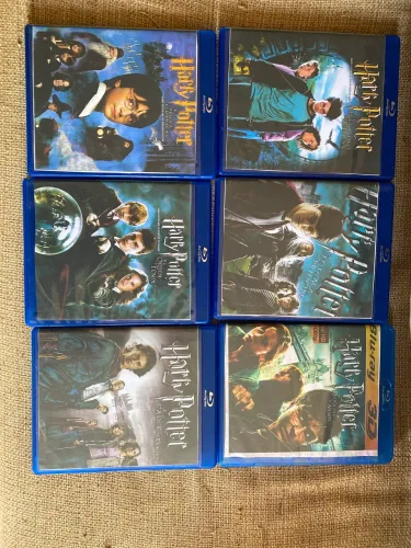 Coleção Harry Potter Blu-ray e 3D - 6 Filmes