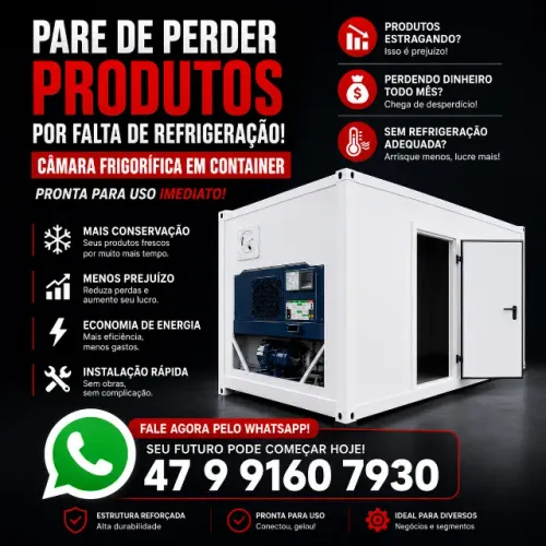 Container Reefer -Câmara Fria em Container -Container Frigorifico A Venda