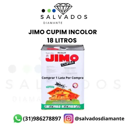 Jimo anti cupim incolor 18 Litros - NOVO