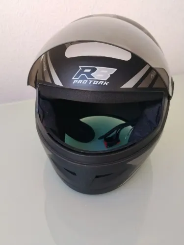 CAPACETE FECHADO PRO TORK R8 PRATA