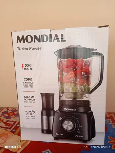 VENDO LIQUIDIFICADOR MONDIAL TURDO POWER