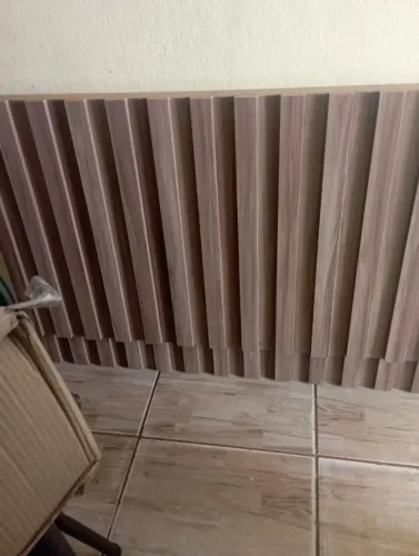 Vendo cabeceira de cama com Leds e criado mudo
