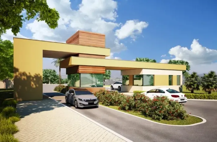 Lote em condomínio luxuoso com vista para área verde e Serra do Cipó.