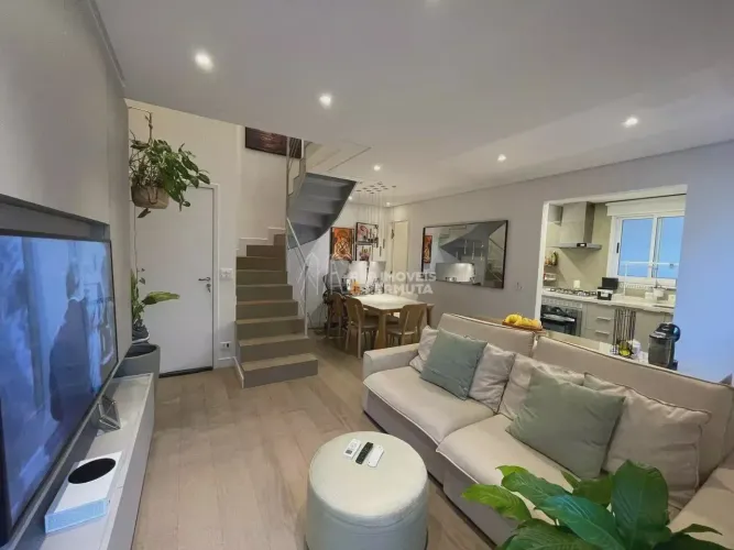 Apartamento duplex para locação ou venda 2 dorm. sendo 1 suíte | lavabo | varanda | 2 vaga