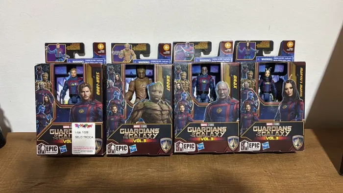 Bonecos Guardiões da Galaxia Epic