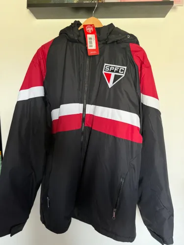 Jaqueta Parka Dobby São Paulo Poly SPFC Masculina