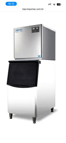 Máquina de Gelo Cubo TH250 Impomac - Até 90 Kg/dia