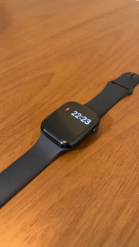 Apple Watch Series 11 GPS + Cellular ? Caixa preta brilhante de alumínio - 46 mm
