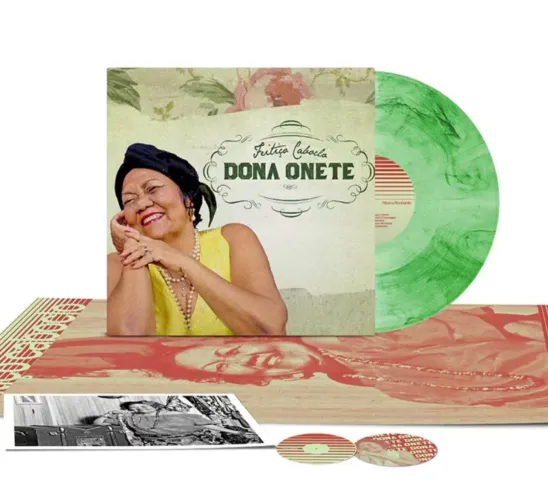 Disco de Vinil - LP - Dona Onete - Feitiço Caboclo (Três Selos - Disco Verde)