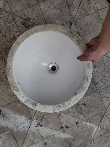 Cuba de cerâmica inferior