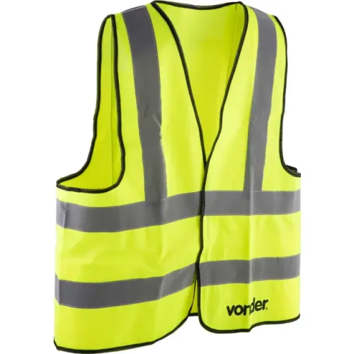 Colete refletivo tipo blusão, sem bolso, amarelo, CV 102 VONDER