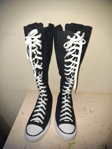 Converse all star cano alto(até o joelho)