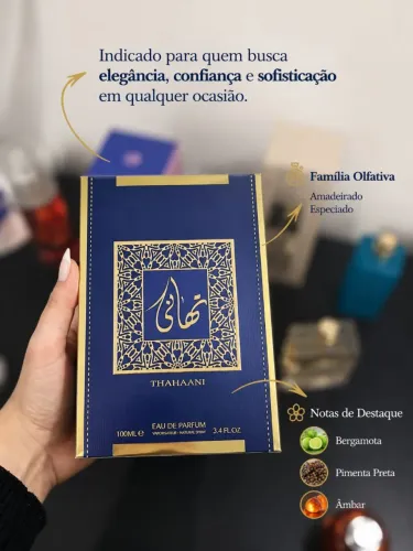 Perfume árabe original unissex Thahaani al wataniah