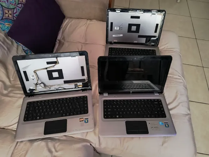 Notebooks para reparo ou retirar peças + carcaças notebooks