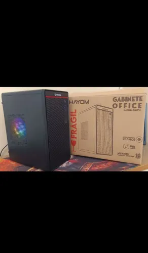 GABINETE COM PROC QUAD CORE RAPIDO COM COOLER E GABINETE ZERO