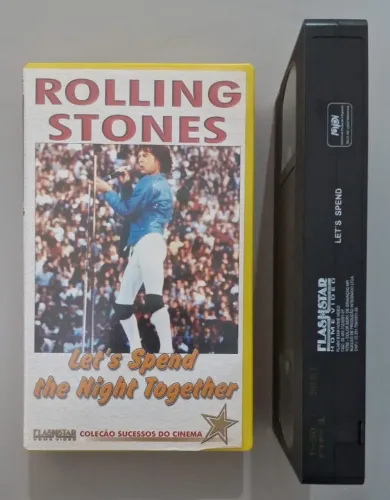 VHS Musical Rolling Stones Let's Spend Yhe Night Together e Bryan Adams So Far So Good