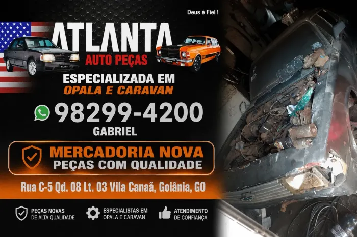 Mercadoria nova Opala.Venda de peças 