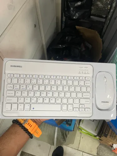 TECLADO + MOUSE SEM FIO BLUETOOTH 