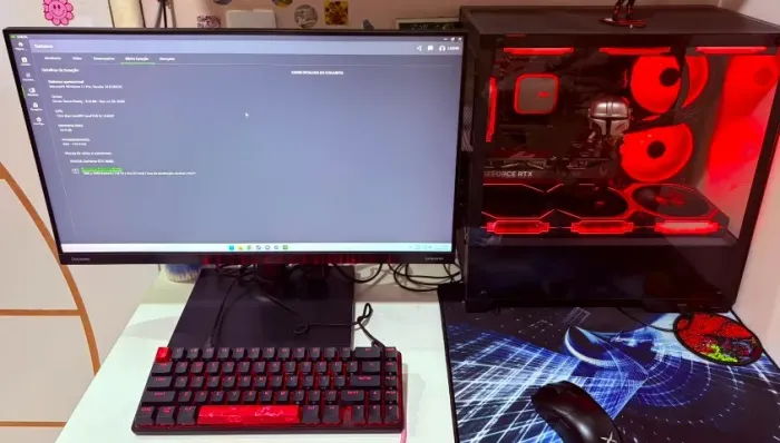 PC GAMER I5 12400F RTX 5060 - PC NOVO