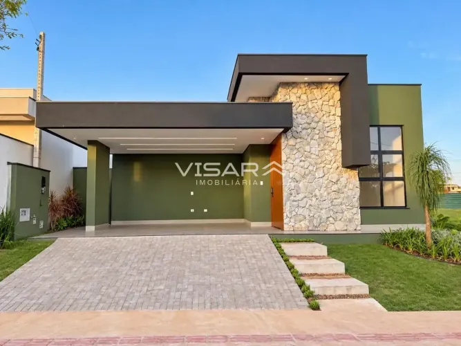 Casa térrea à venda - Condomínio fechado Porto Unique Spa Resort em Dourados/MS
