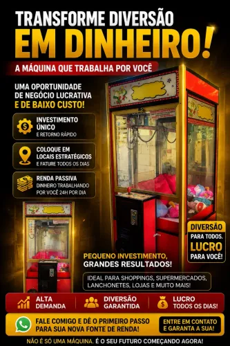 Máquina de pegar ursinho muito barato ! Melhor renda