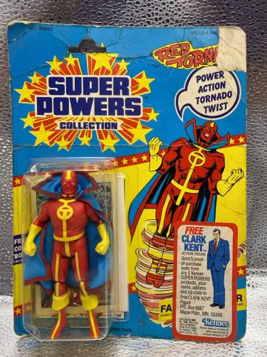Super Powers Red Tornado (Tornado Vermelho) original da coleção da Kenner - 1985