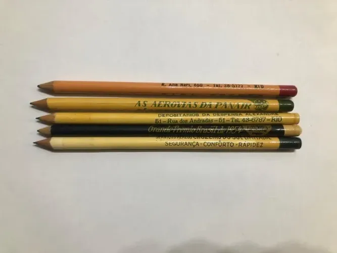 Antigos e raros lápis promocionais