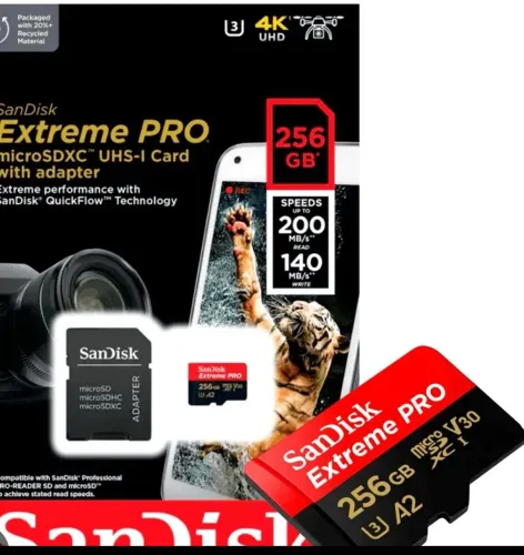 Cartão 256gb