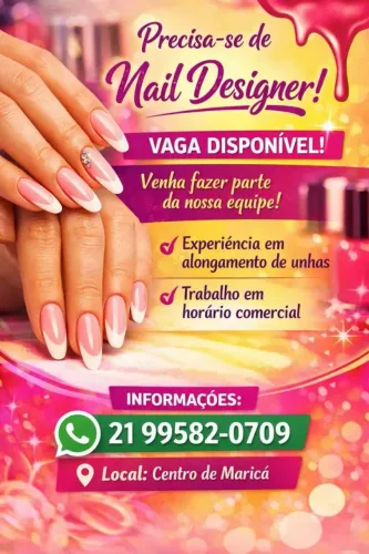 Precisamos de Nail designer