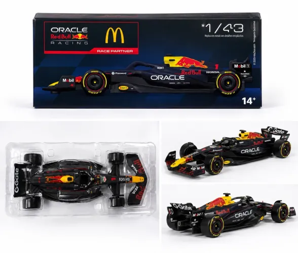 Carrinho F1 Redbull Oracle do Mc Donald?s