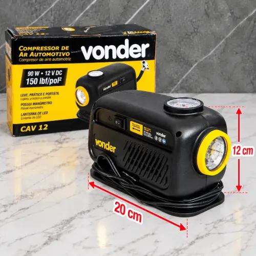Compressor De Ar Automotivo 12v Vonder