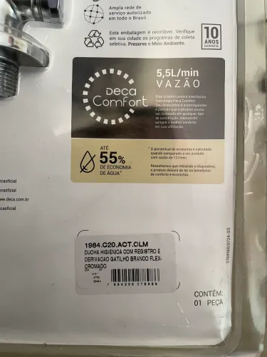 Ducha higiênica Deca
