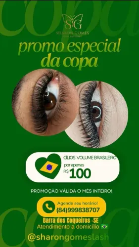 Promoção de cílios ( a domicílio)