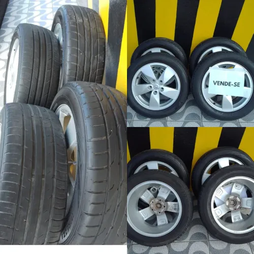 Vendo kit de pneus e rodas aro 16