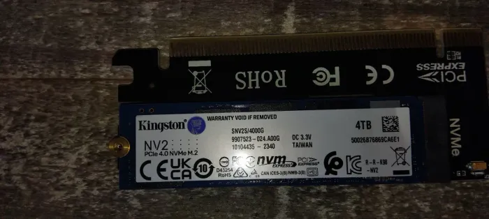 NVME M.2 SSD 4TB KINGSTON 