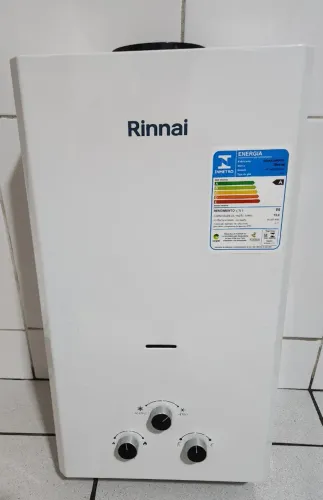 Aquecedor a Gás Rinnai 15l/min - REUM150 Mecânico - Pilha - Novíssimo - RJ