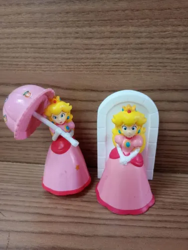 Boneca princesa peach super Mario 