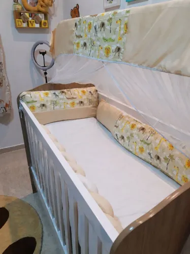 Vendo berço que vira cama com colchão Ortobom