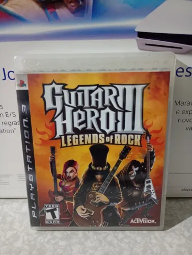 Guitar Hero 3 Legends Of Rock PS3 Completo Seminovo