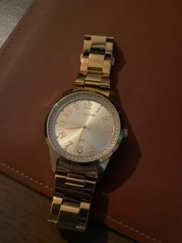 Relógio Feminino Lince Dourado Urban LRGJ125L (Novo / Sem Uso)
