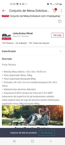 Vende - se uma mesa