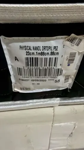 Cama solteiro nunca usada da Physical ortopil